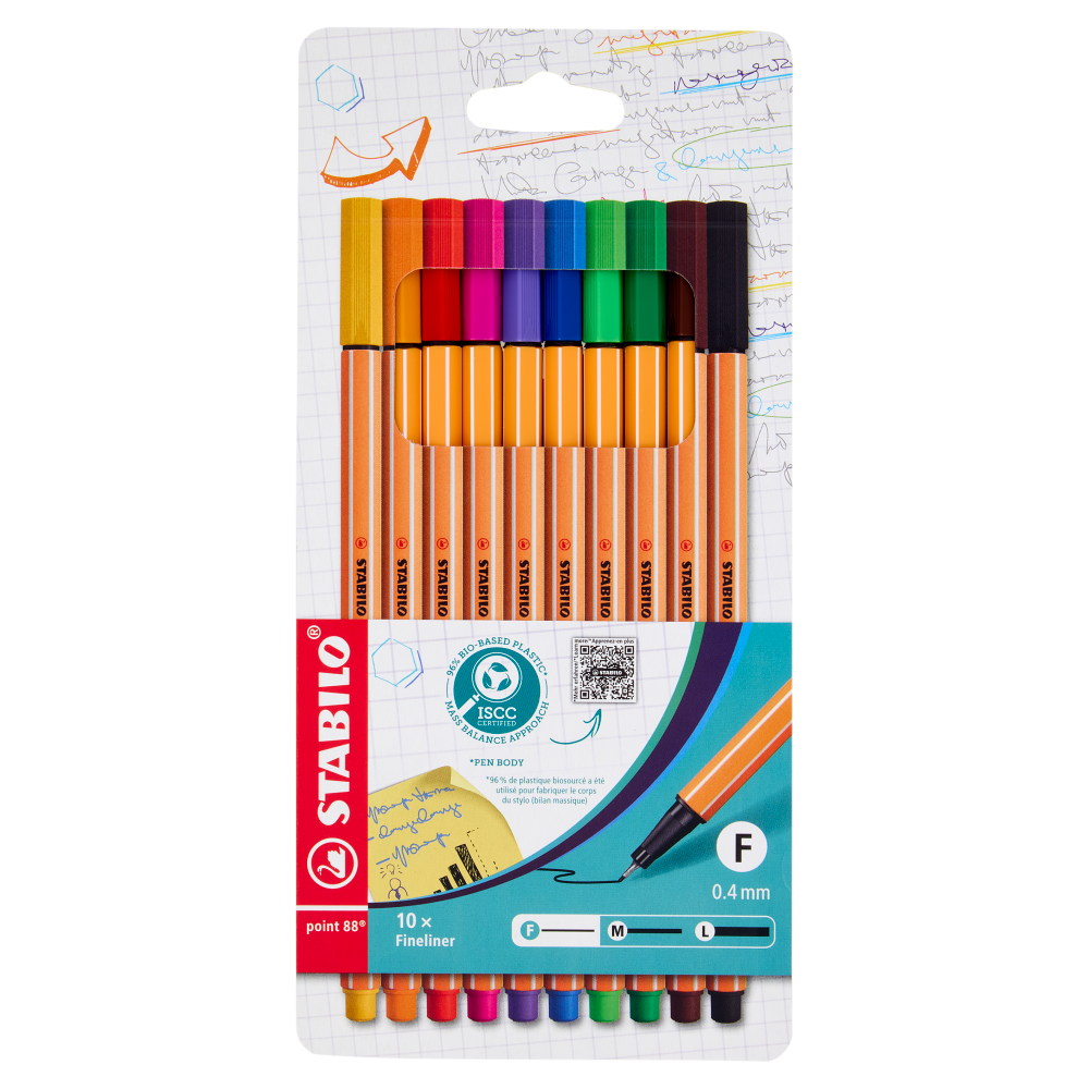 STABILO point 88 Fineliner 10 pz