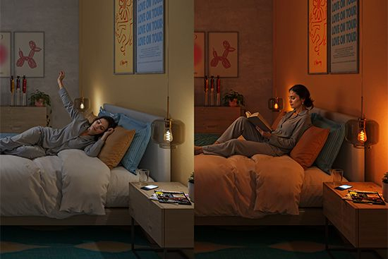 Philips Lamp. G95 LED intell., base E27, 1055 lm