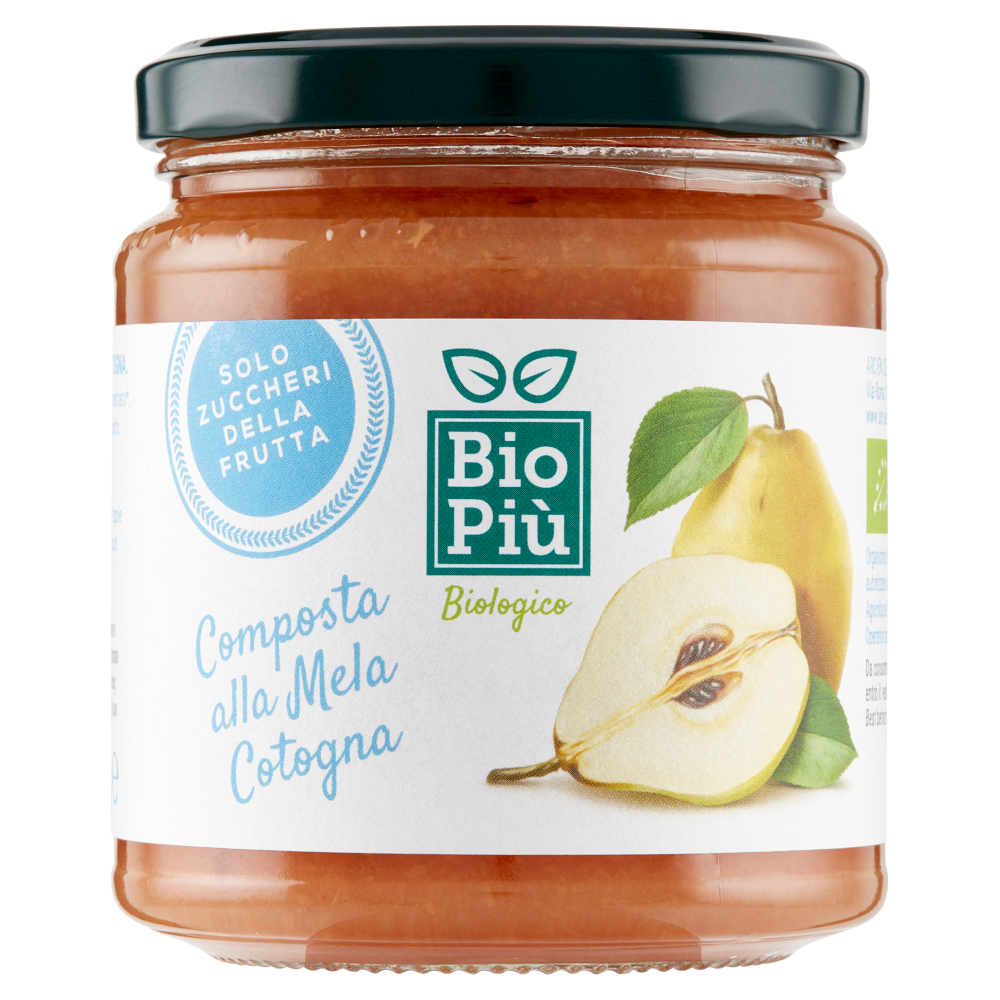 Bio Pi&ugrave; Composta alla Mela Cotogna 320 g