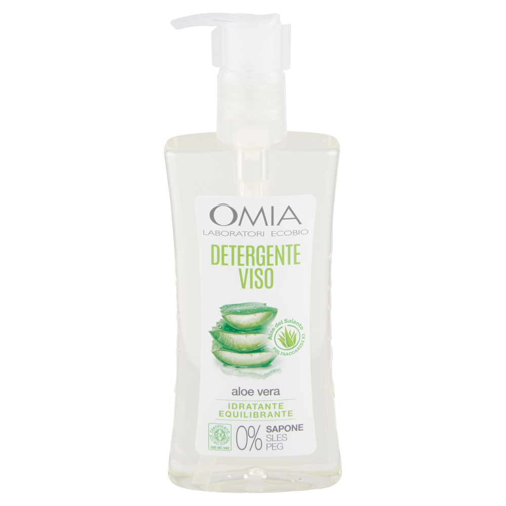Omia Laboratori Ecobio Detergente Viso Idratante Equilibrante aloe vera 200 ml