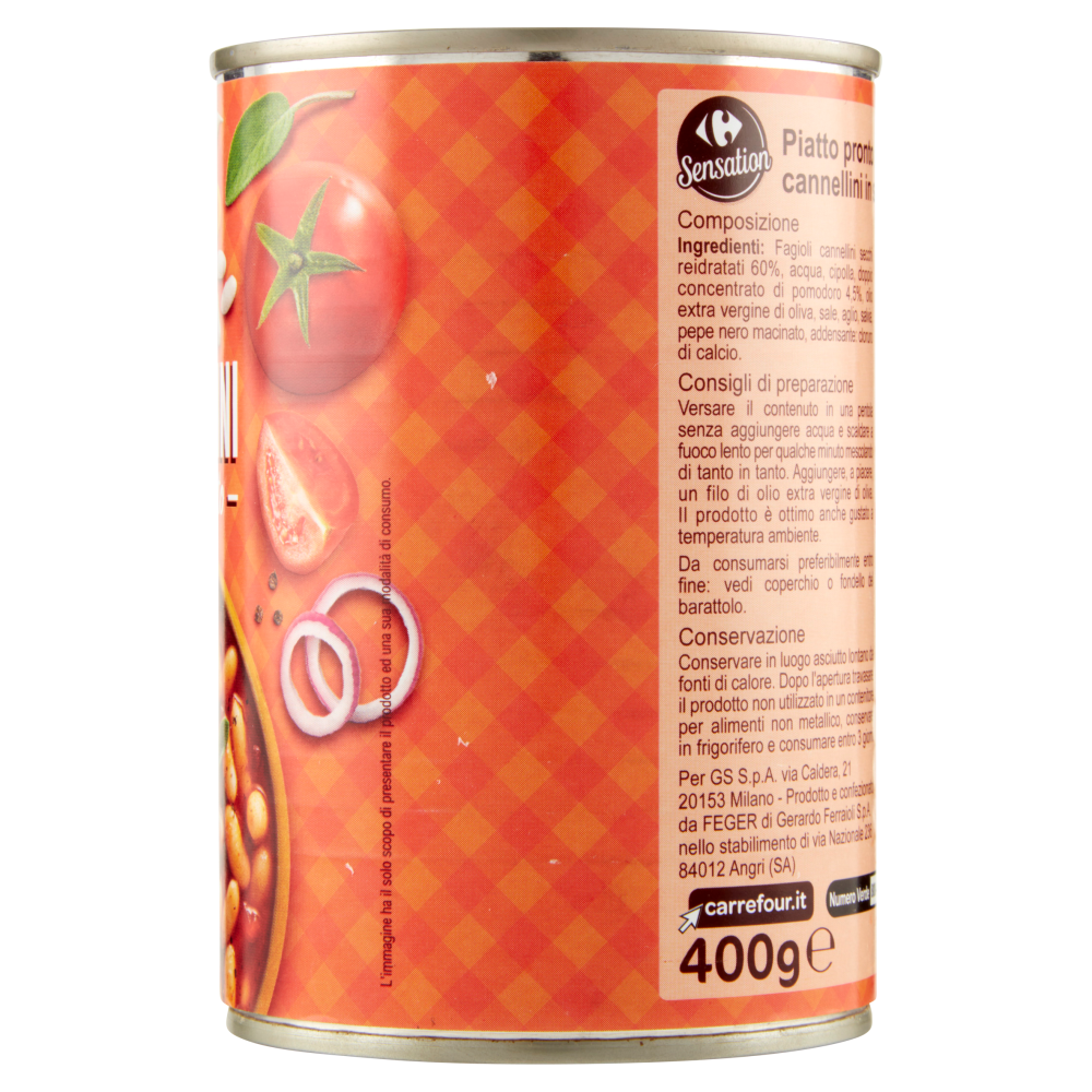 Carrefour Sensation Cannellini all'Uccelletto 400 g