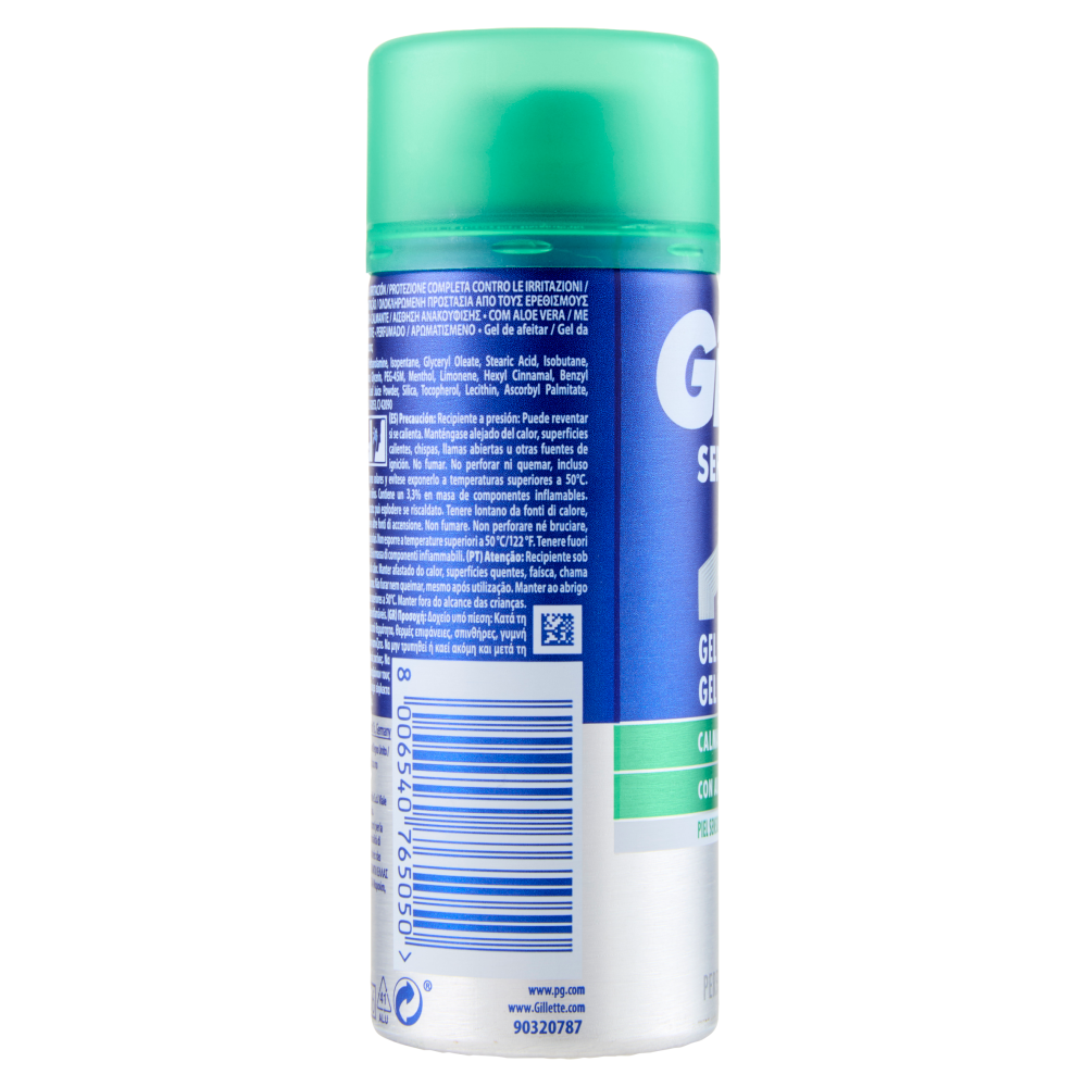 Gillette Series Gel da Barba Lenitivo, 75ml