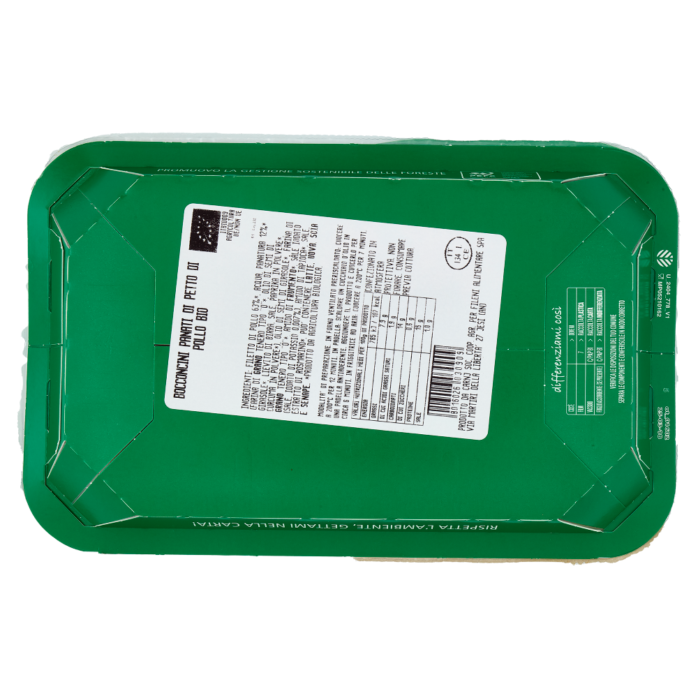 Fileni Bio Bocconcini Panati di Petto di Pollo Bio 0,220 kg