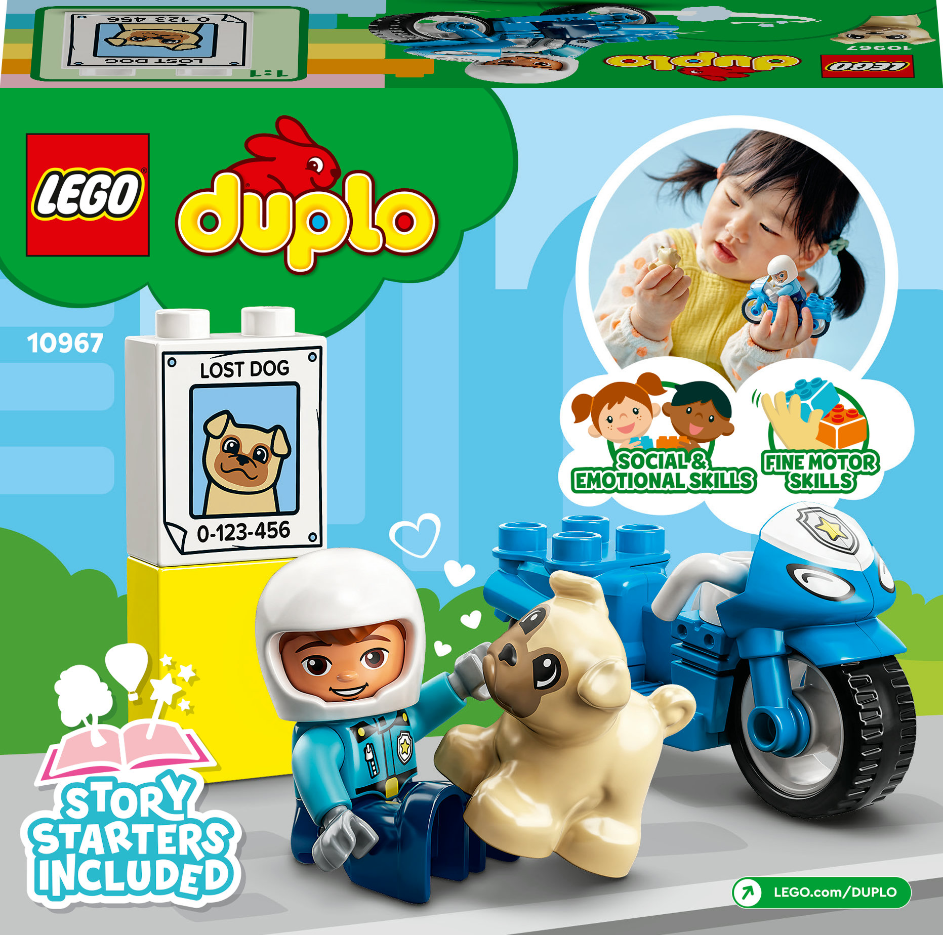 LEGO DUPLO Motocicletta della polizia