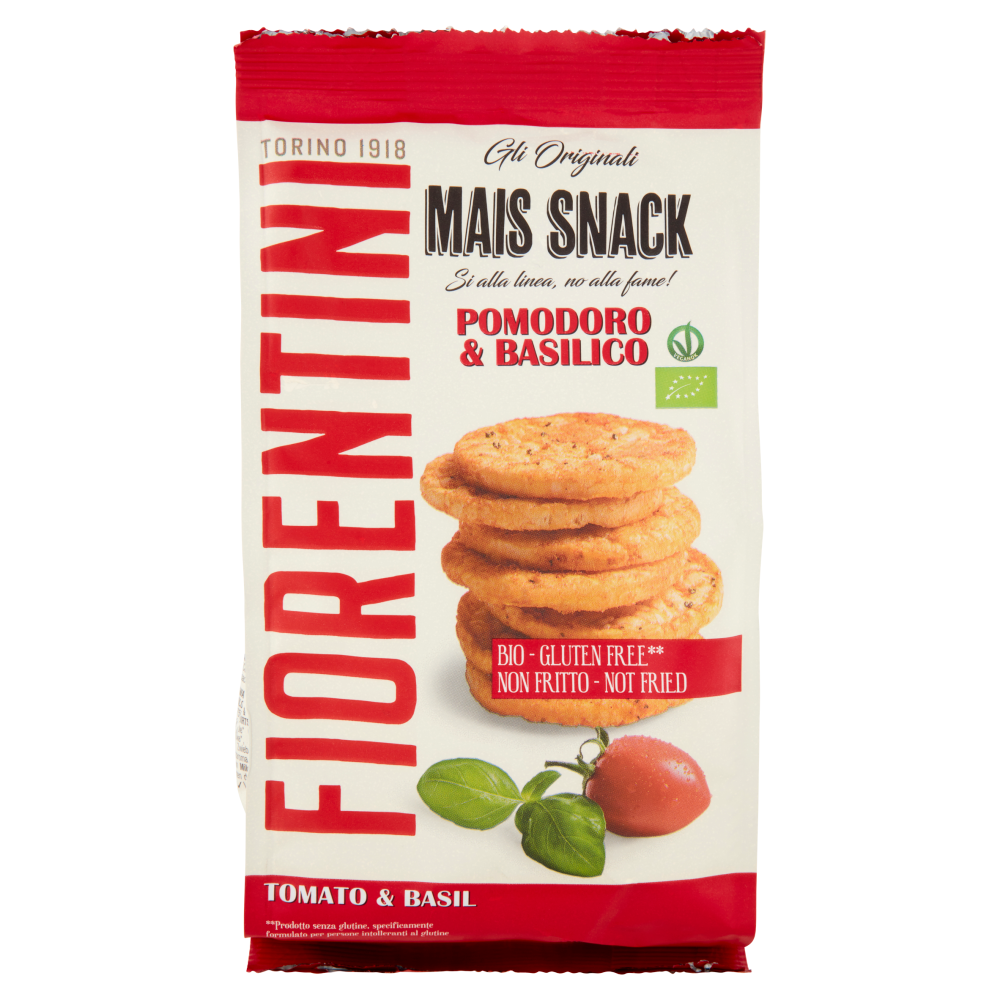 Fiorentini gli Originali Mais Snack Pomodoro & Basilico 50 g