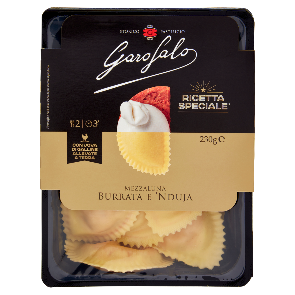Garofalo Mezzaluna Burrata e 'Nduja 230 g
