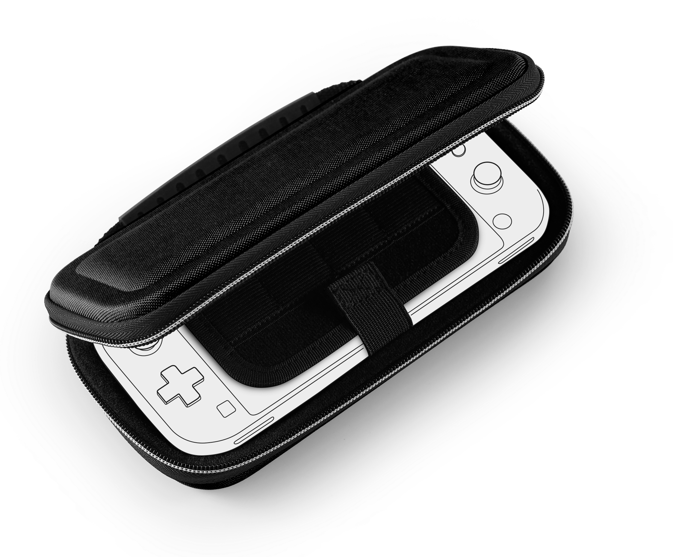 Bigben Interactive SWITCH2POUCHBLACK custodia per console portatile Custodia rigida Nintendo Nero