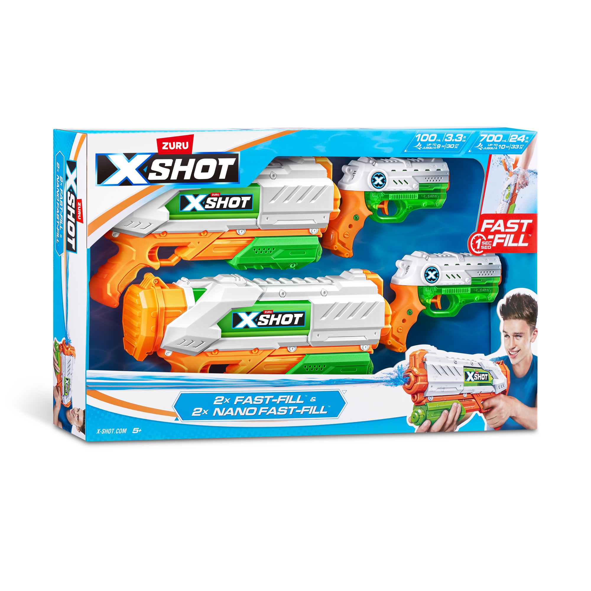 XSHOT 118126 pistola e palloncino d'acqua 100 ml