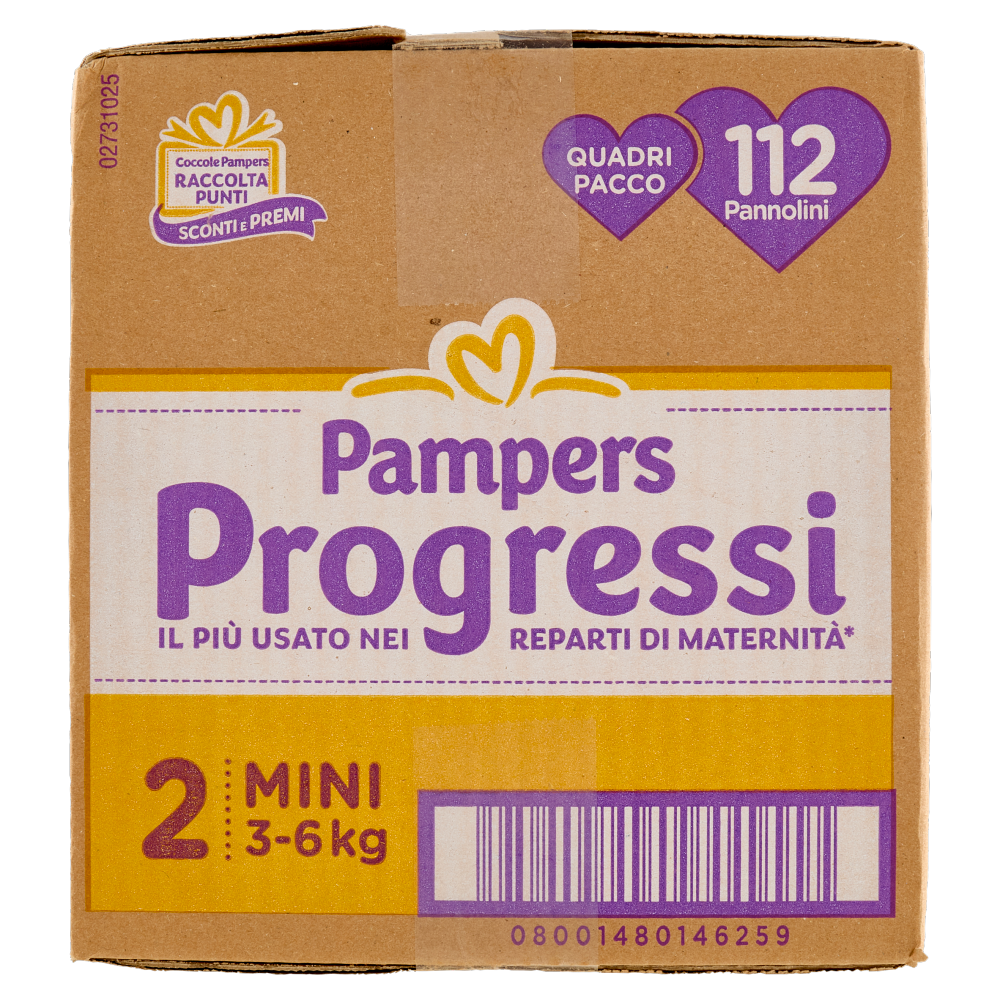 Pampers Progressi Mini 112 pz