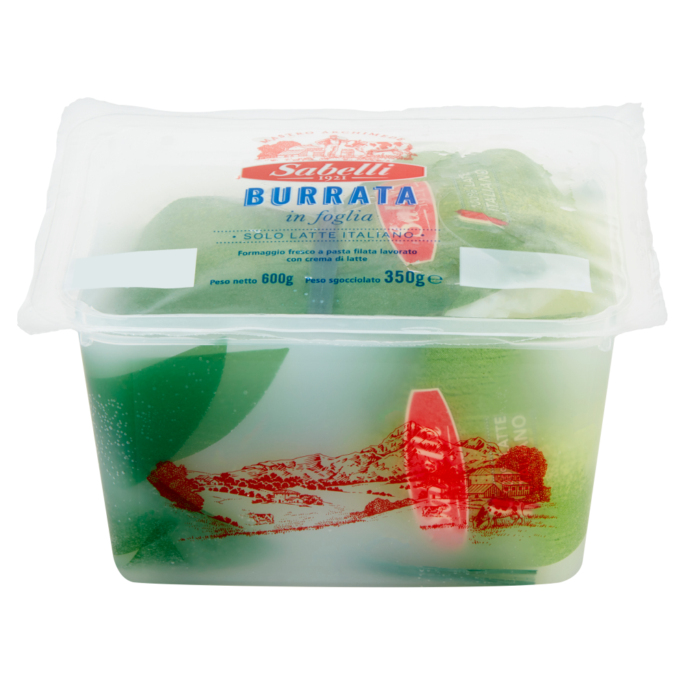 Sabelli Burrata in foglia 350 g