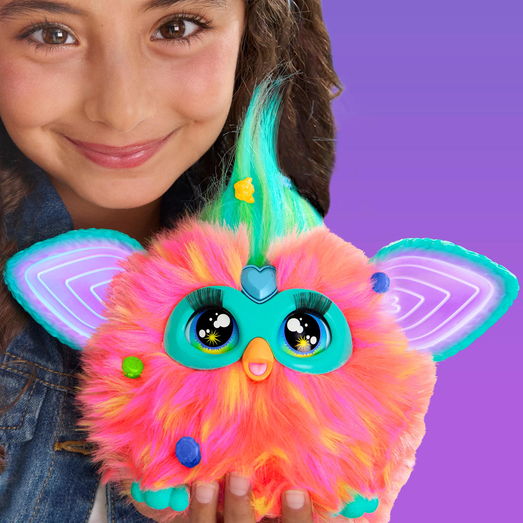 Furby Corallo, giocattoli di peluche interattivi per bambini e bambine dai 6 anni in su