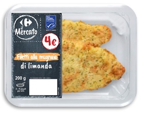 Filetti alla mugnaia di limanda Carrefour il Mercato