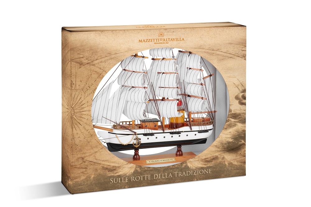 Veliero con Grappa Invecchiata 40° 5 cl