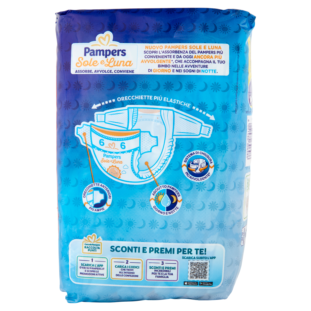 Pampers Sole e Luna 6 XL 13 pz