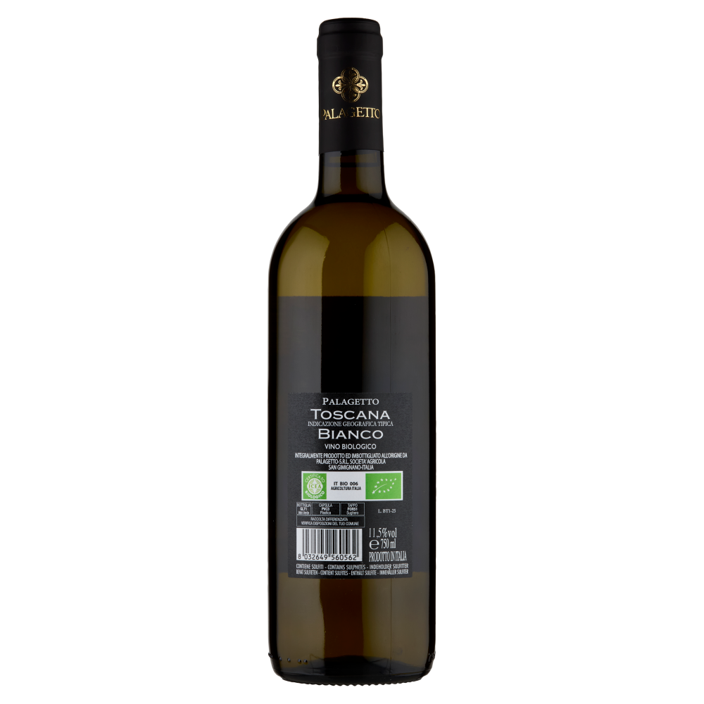 Palagetto Toscana Bianco IGT Vino Biologico 750 ml