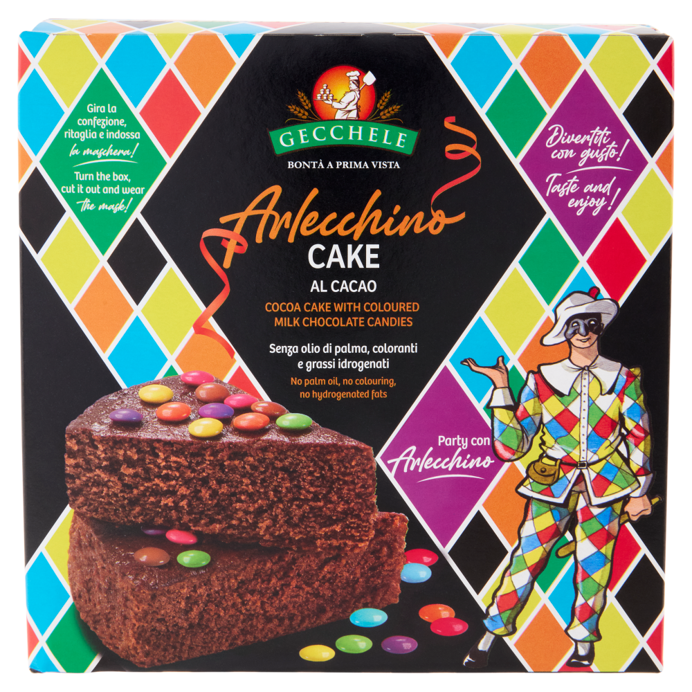 Gecchele Arlecchino Cake al Cacao 275 g