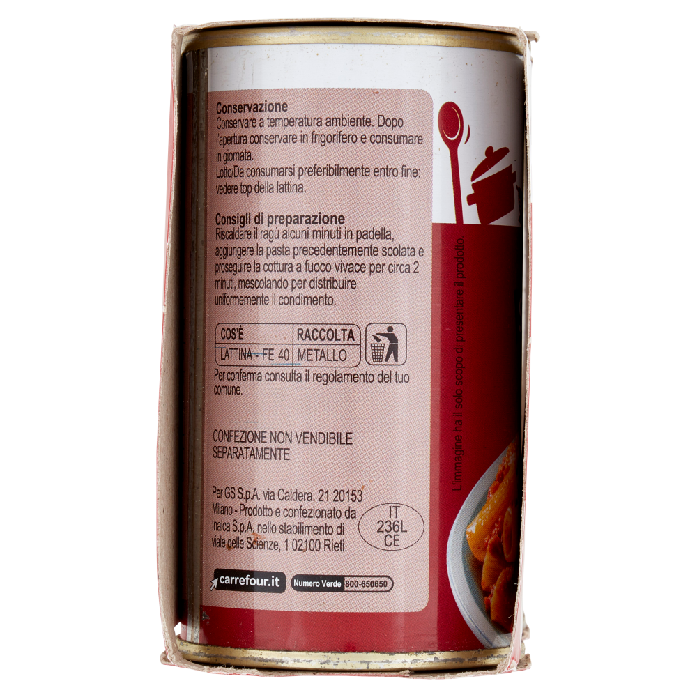 Carrefour Classic Ragù alla Salsiccia 2 x 180 g