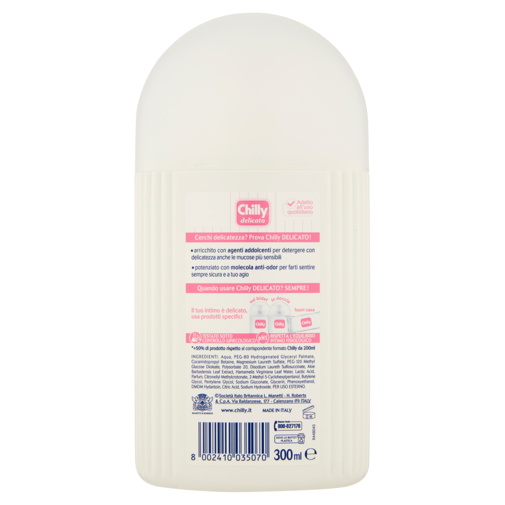 Chilly delicato detergente intimo 300 ml
