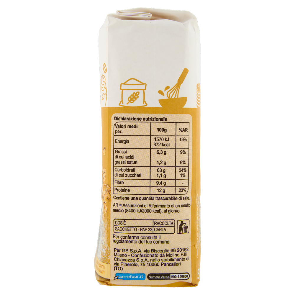 Carrefour Classic Farina di Avena 500 g