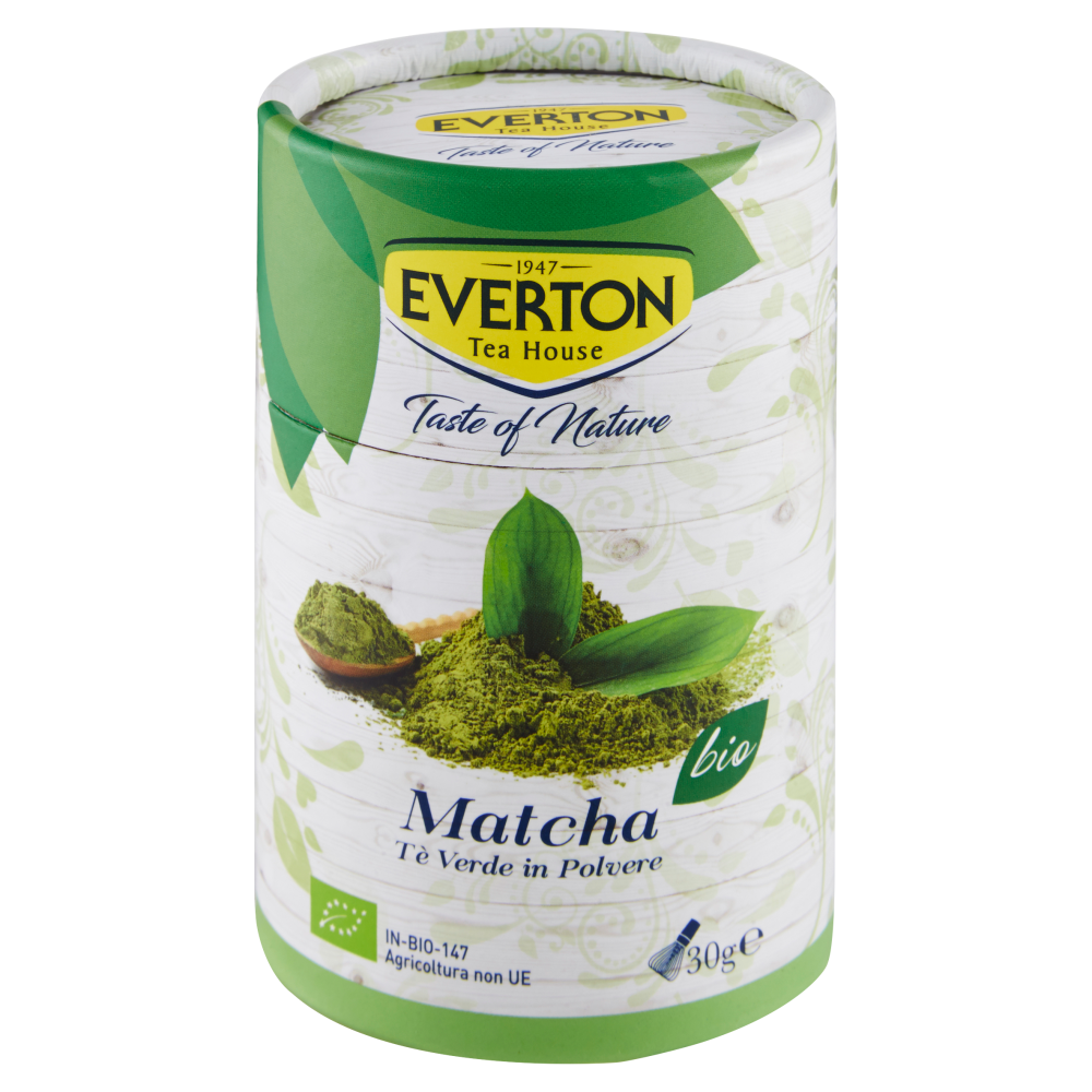 Everton Taste of Nature Matcha bio Tè Verde in Polvere 30 g