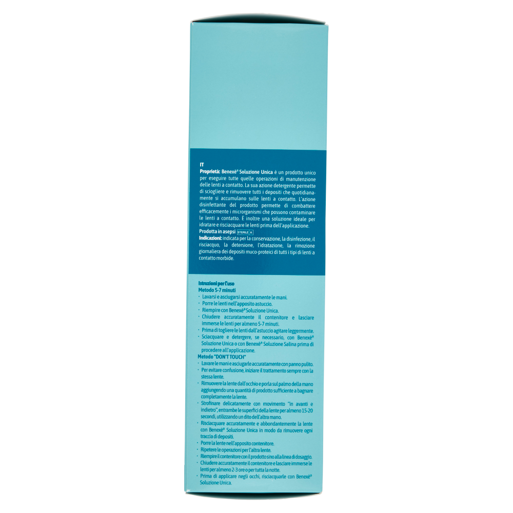 Benexè X i Tuoi Occhi Soluzione Unica per Lenti a Contatto Morbide 500 ml + Porta Lenti