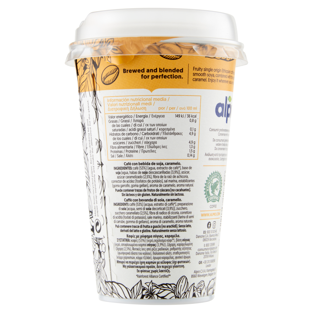 alpro Vegetal Baristas Caff&egrave; Caramel Soya 200 ml