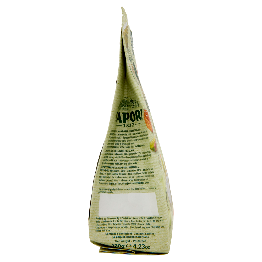 Sapori Ricciarelli Pistacchio 120 g