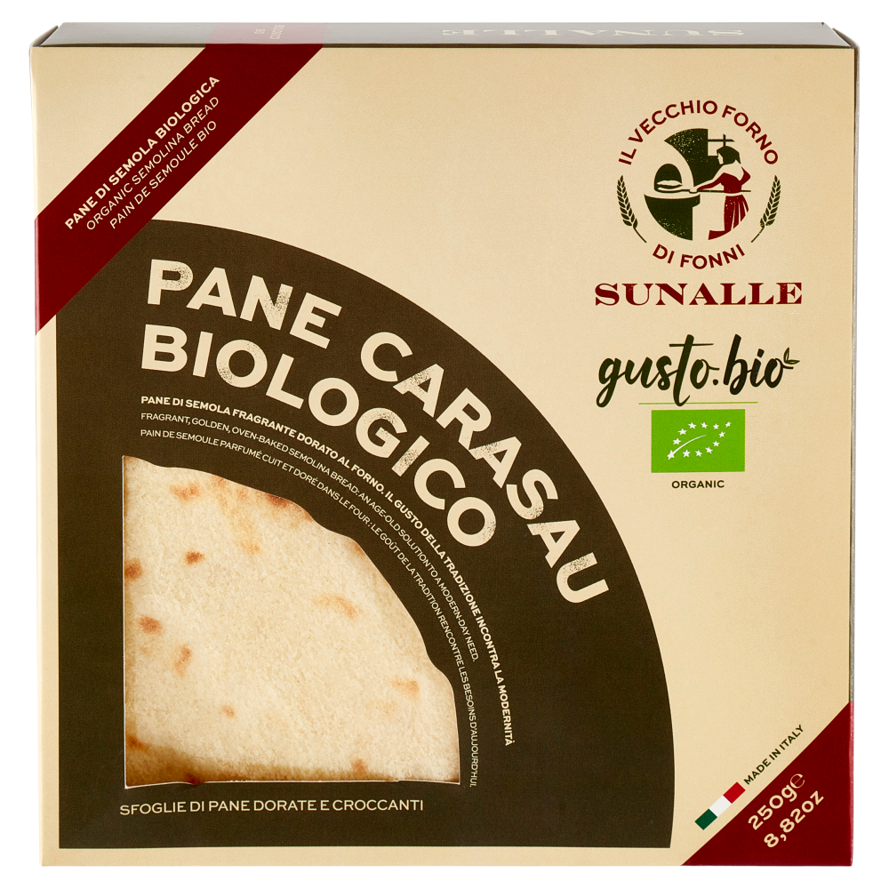 Il Vecchio Forno di Fonni - Sunalle gusto.bio Pane Carasau Biologico 250 g