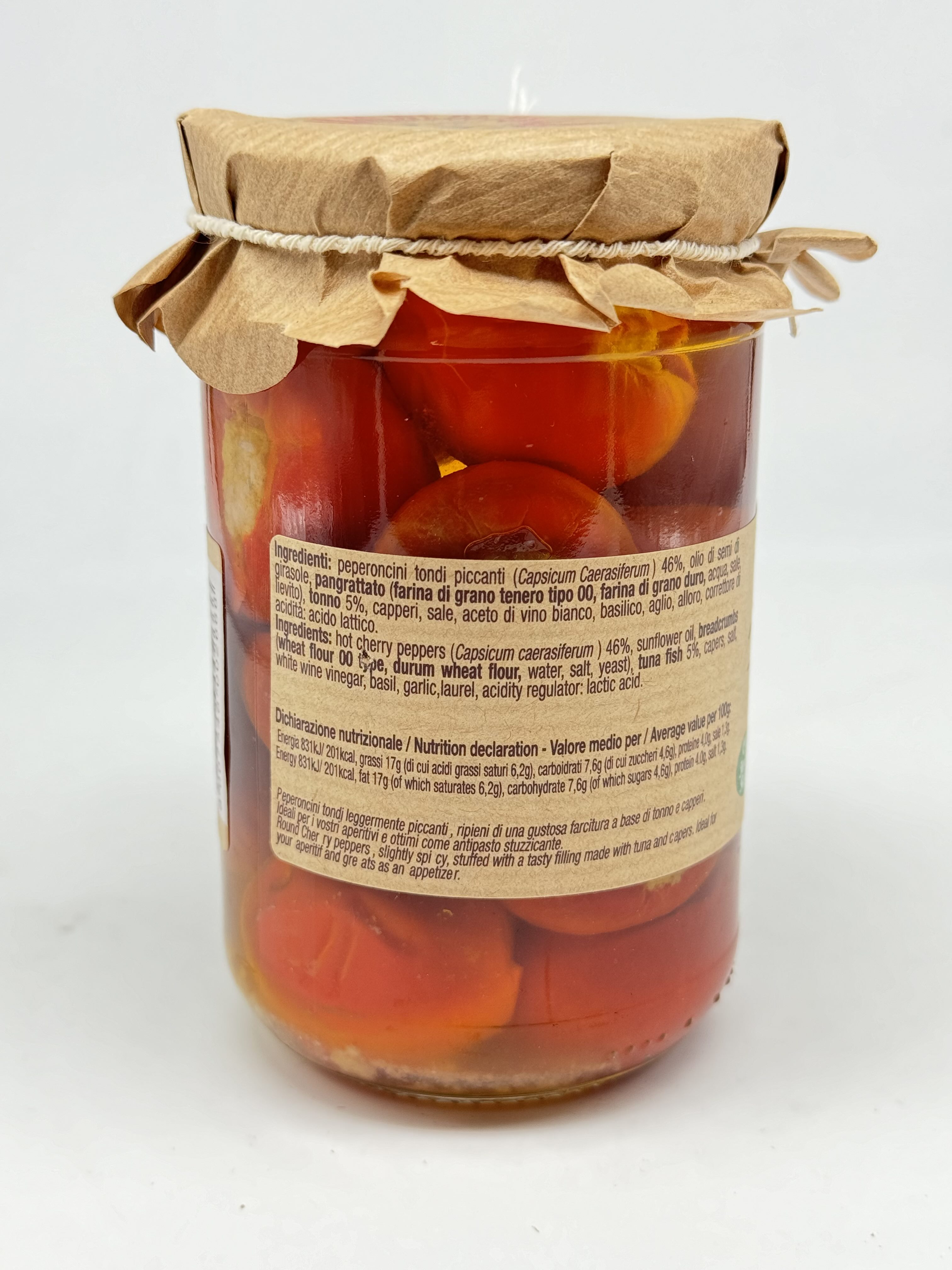 Peperoncini di Calabria ripieni con tonno