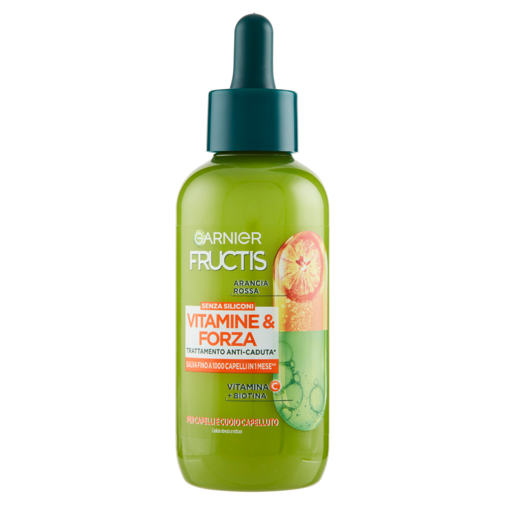 Garnier Fructis Vitamine&Forza, Trattamento anticaduta fortificante arricchito con Vitamine, 125 ml