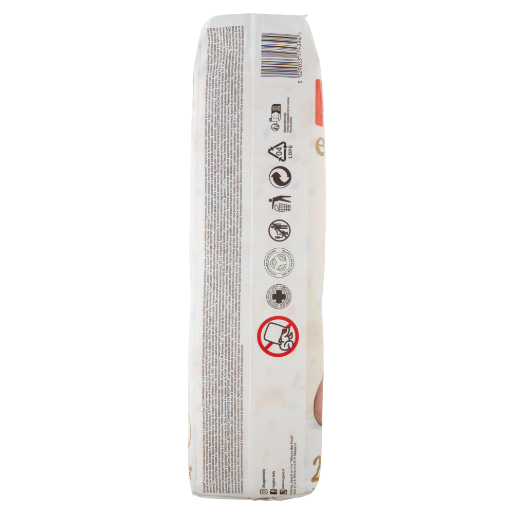 Huggies extra care Pannnolini 2 3-6 Kg 40 pz