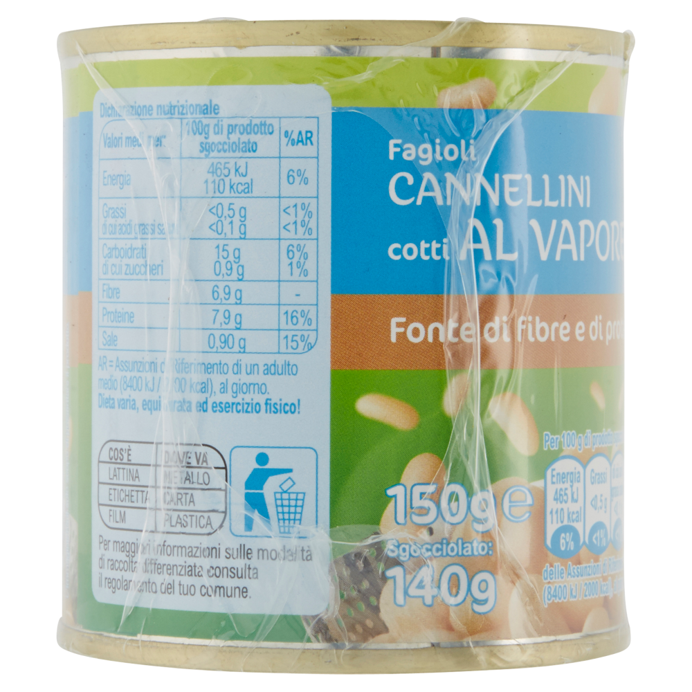 Carrefour Fagioli Cannellini cotti al Vapore 3 x 150 g