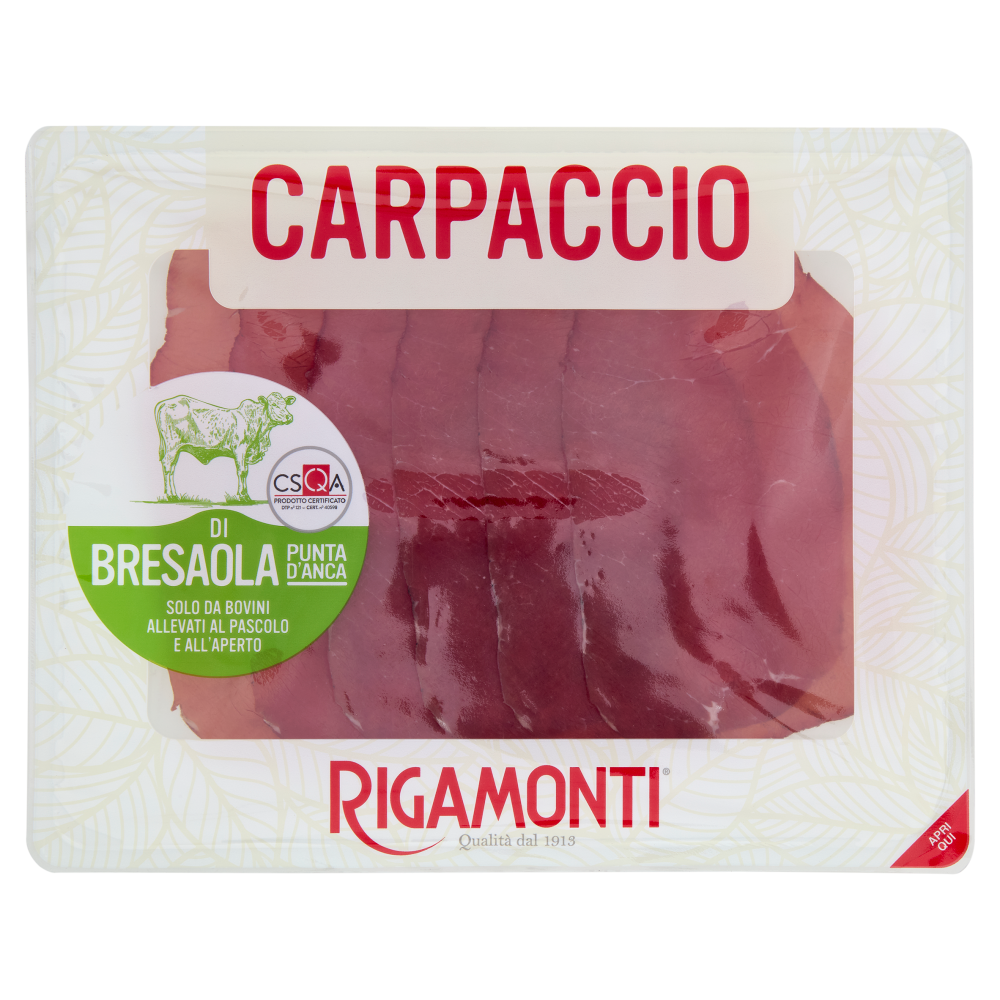 Rigamonti Carpaccio di Bresaola Punta d'Anca 90 g