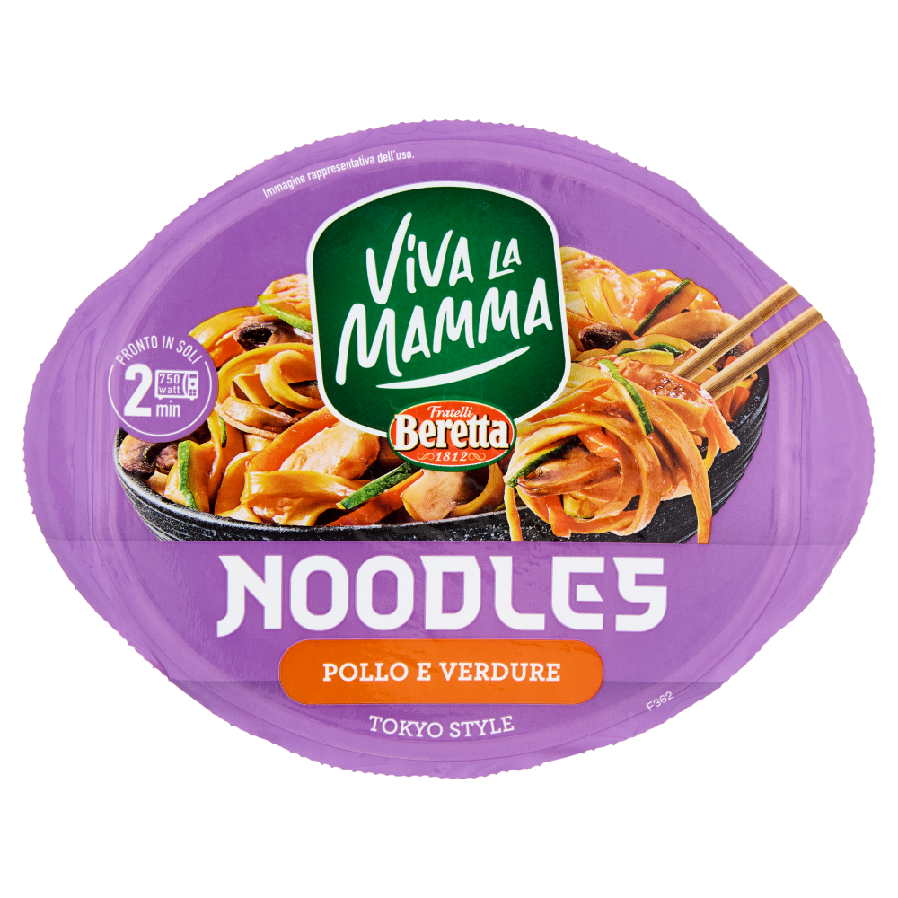 Viva la Mamma Noodles Pollo e Verdure 220 g