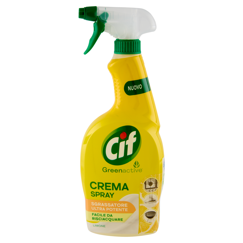 Cif Greenactive Crema Spray Limone 650 ml