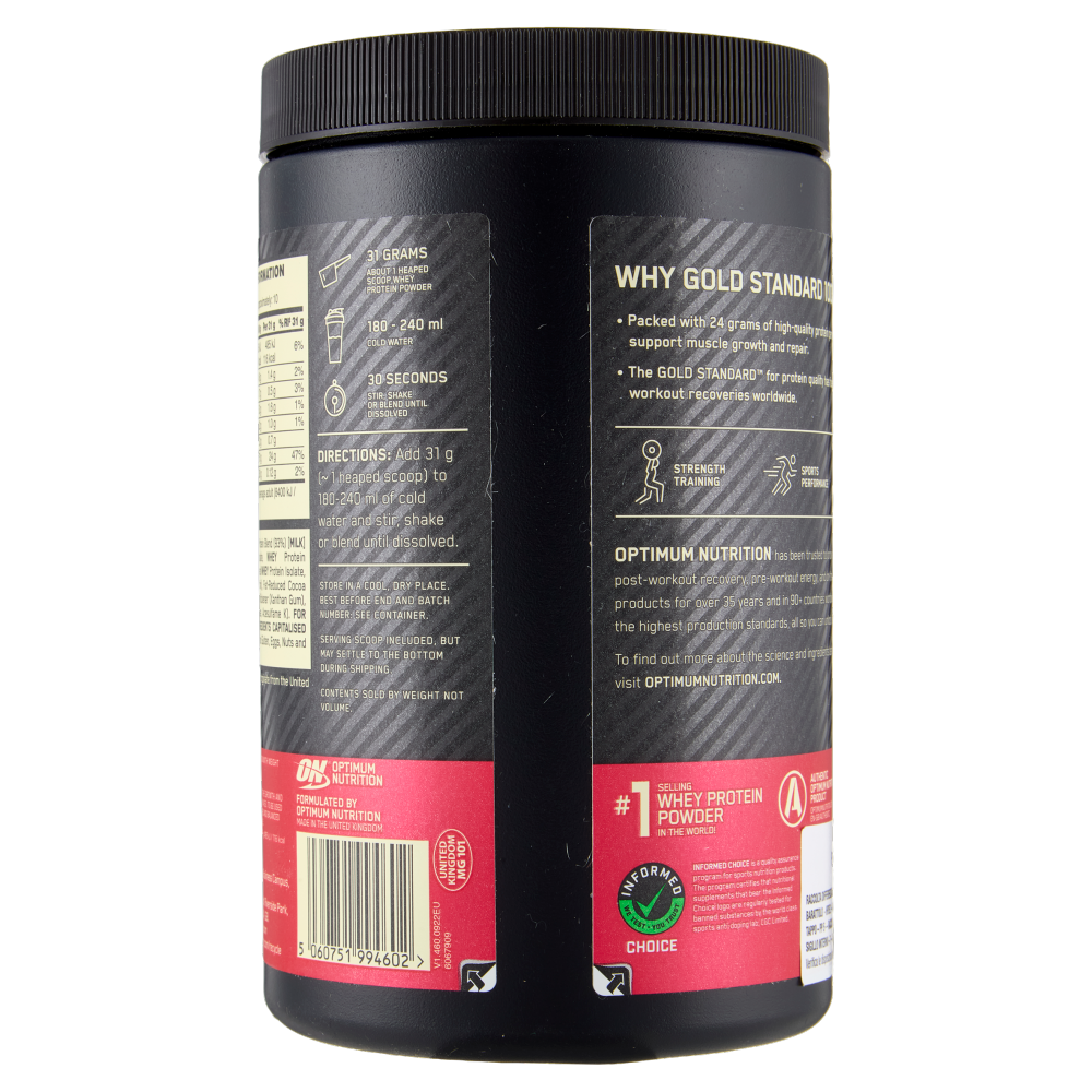 Optimum Nutrition Gold Standard 100% Whey Double Rich Chocolate 310 g