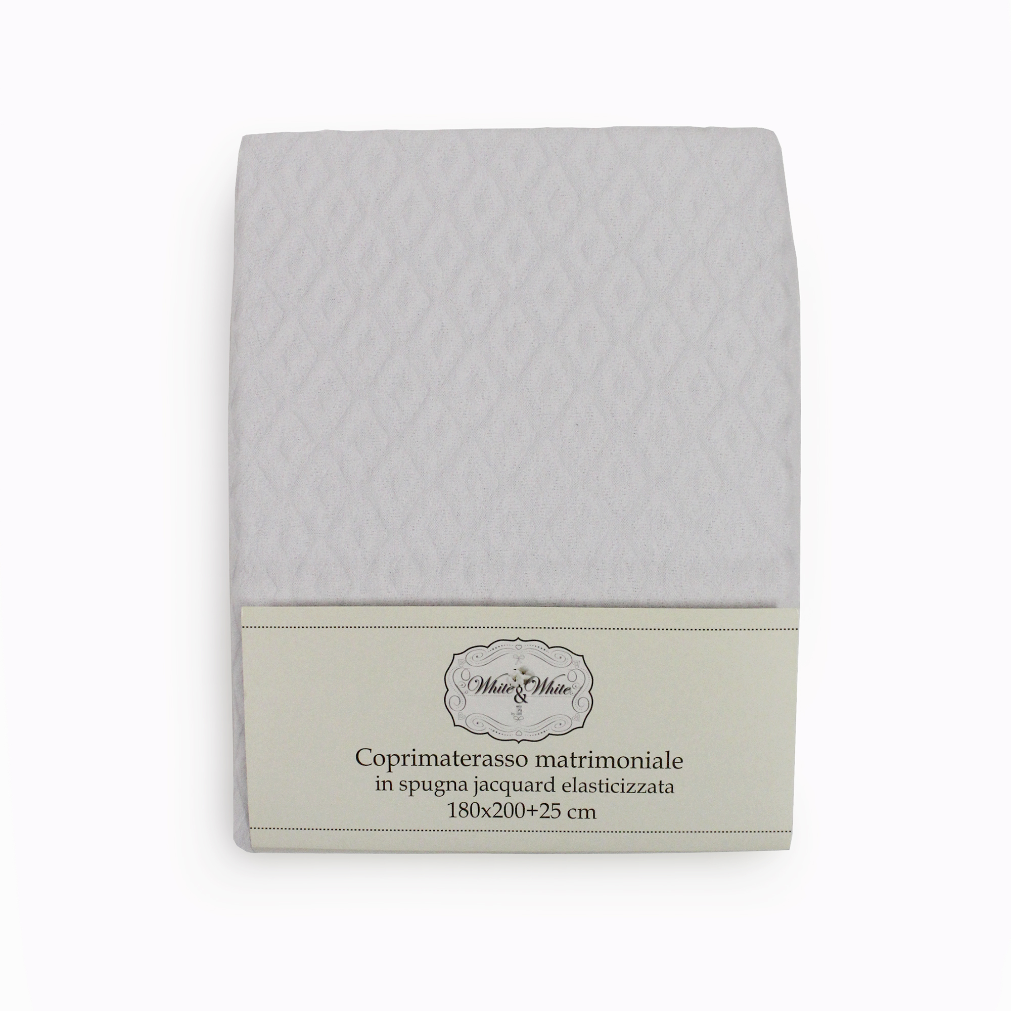 TESS White & White Coprimaterasso matrimoniale