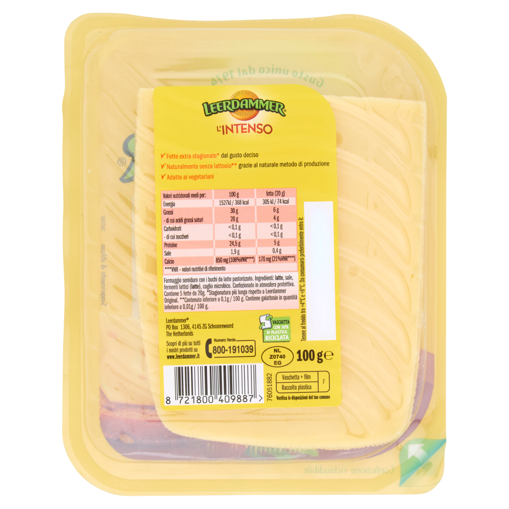 Leerdammer l'Intenso Fette 5 x 20 g