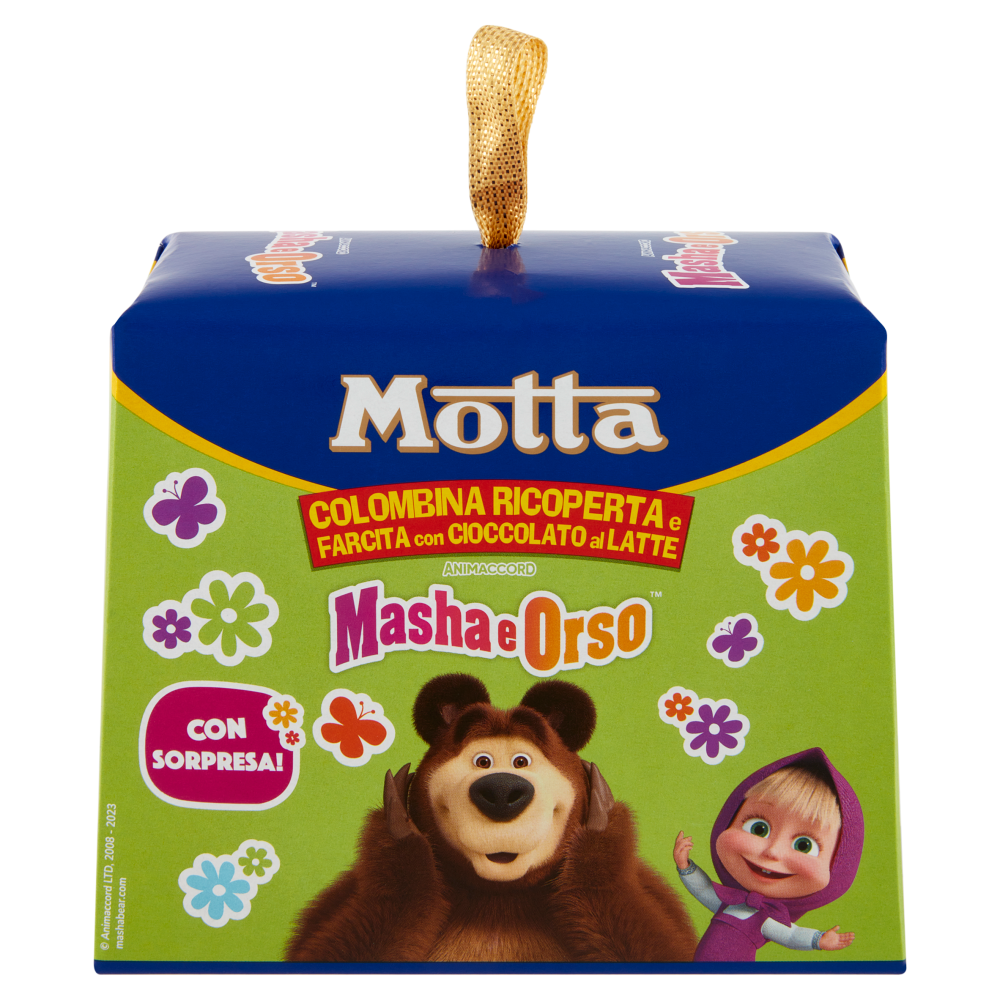 Motta Colombina Ricoperta e Farcita con Cioccolato al Latte Masha e Orso 100 g