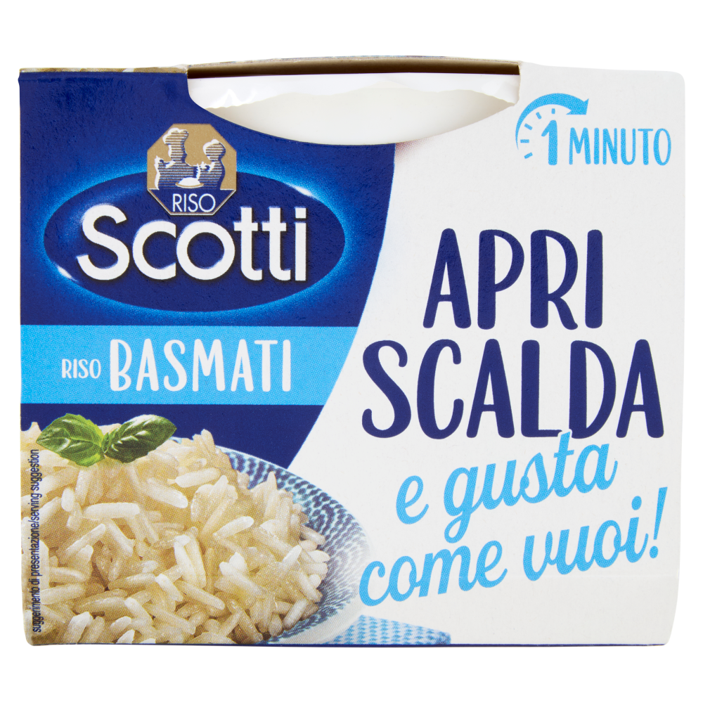 Riso Scotti Apri Scalda e gusta come vuoi! Riso Basmati 200 g