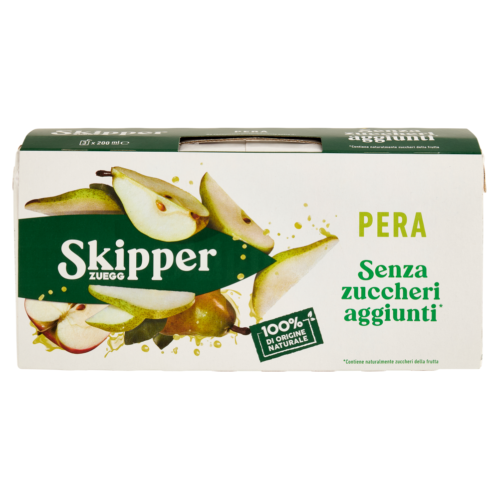 Zuegg Skipper Pera Senza zuccheri aggiunti* 3 x 200 ml