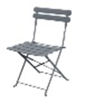 Hyba Sedia pieghevole in acciaio