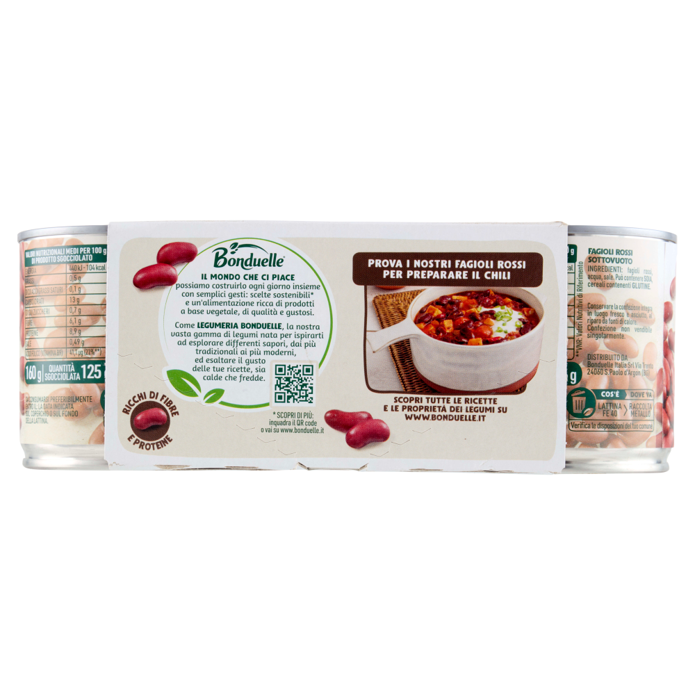 Bonduelle Legumeria Fagioli Rossi 3 x 160 g