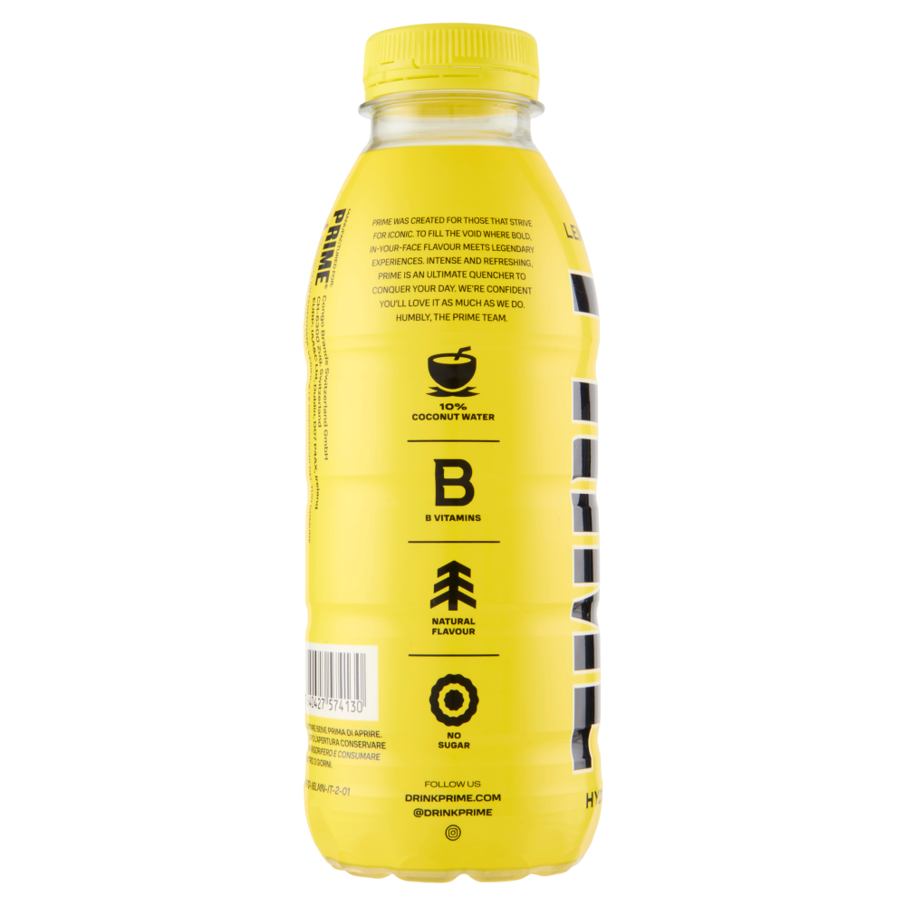 Prime Hydration Lemonade Flavour 500 ml