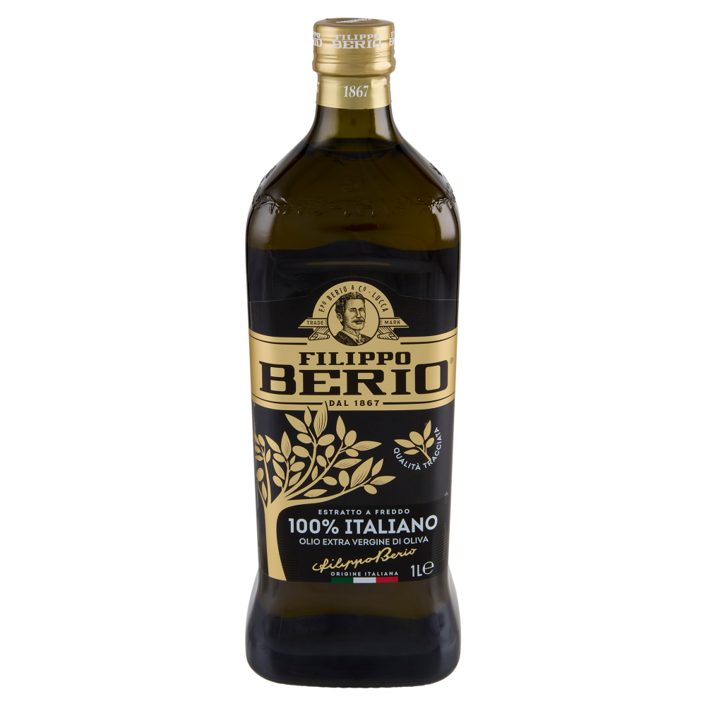 Filippo Berio 100% Italiano Olio Extra Vergine di Oliva 1 L