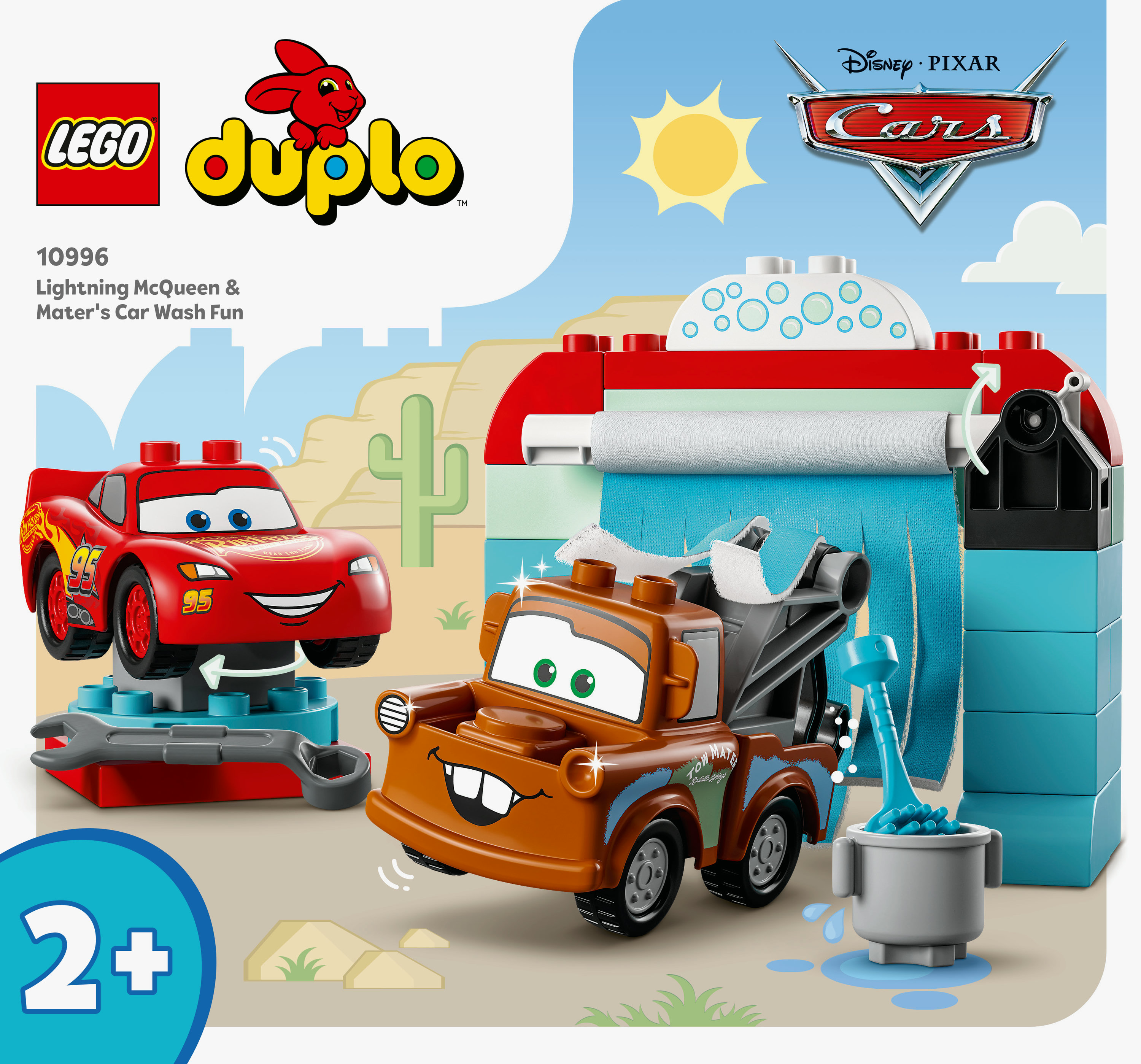 LEGO DUPLO Divertimento all’autolavaggio con Saetta McQueen e Cricchetto