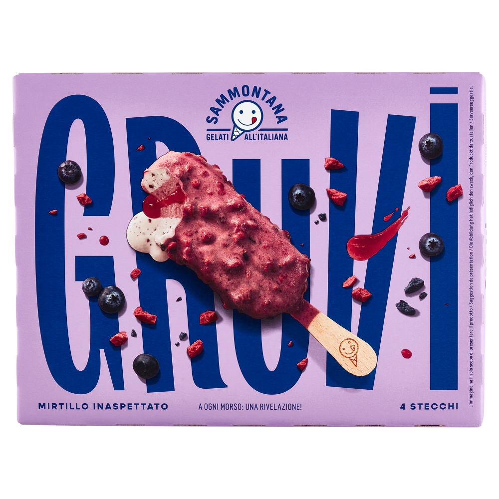 Sammontana Gruvi Mirtillo Inaspettato 4 x 60 g