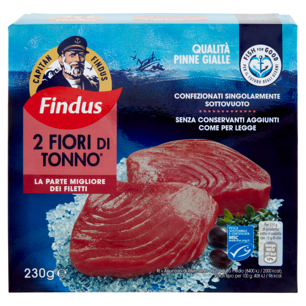Capitan Findus 2 Fiori di Tonno 230 g