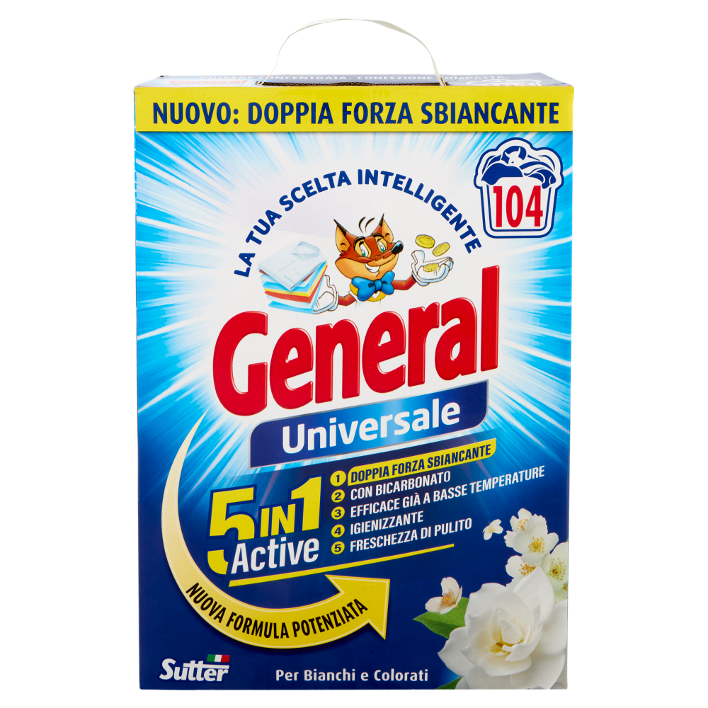General Universale 5in1 Active per Bianchi e Colorati 4,68 kg