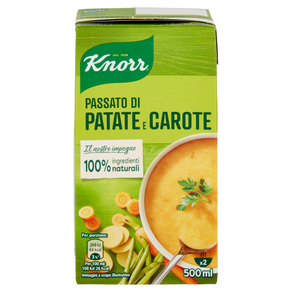 Knorr Passato di Patate e Carote 500 ml
